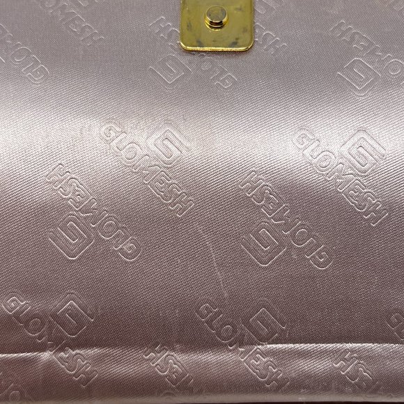 Vintage GLOMESH White Clutch Handbag Clutch w/hidden Strap - Picture 7 of 7